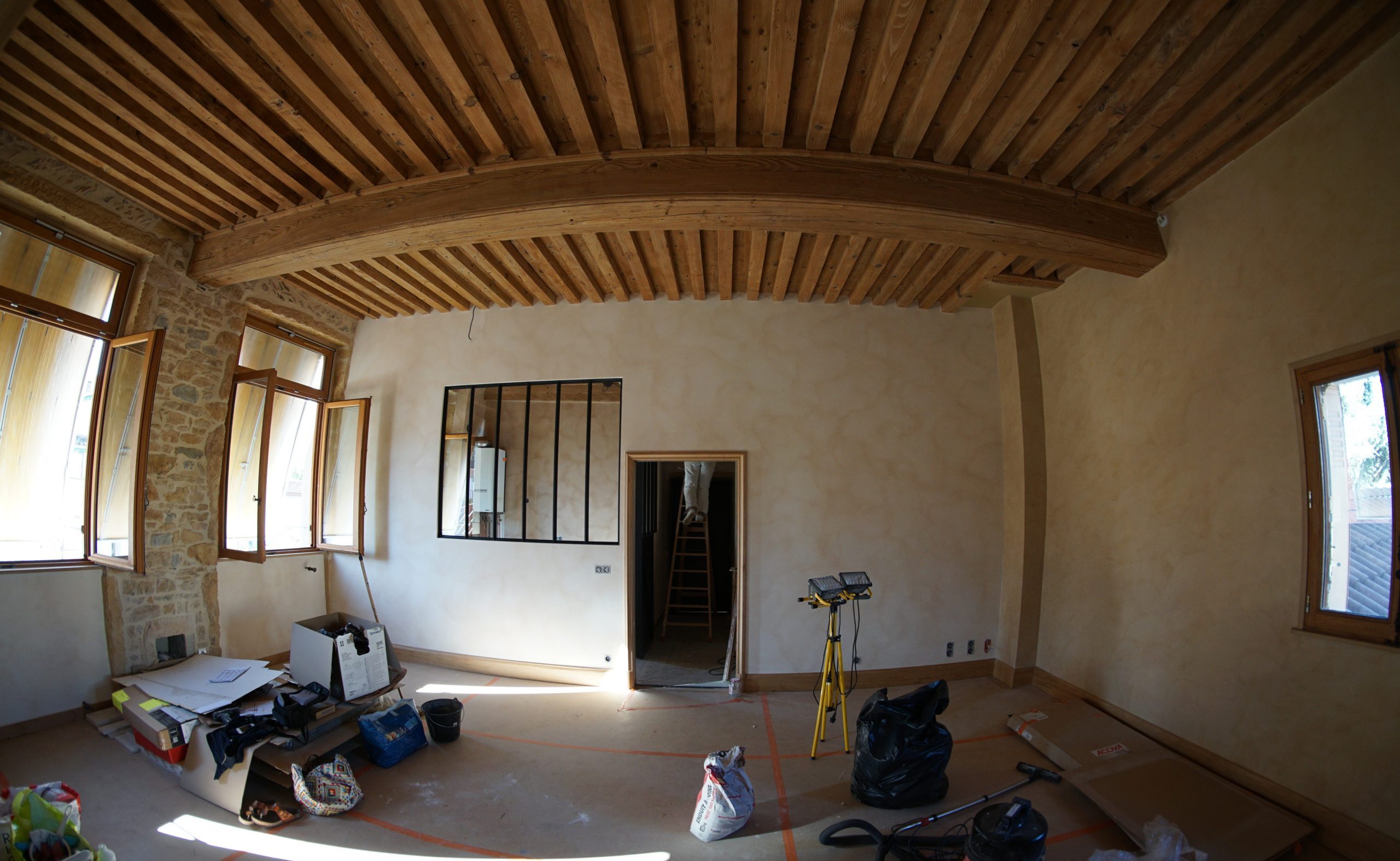 Chantier en cours à Lyon
